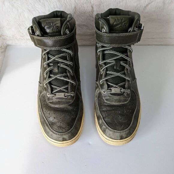 Nike Air Force 1 Premium Work Boot Dark Green Men's Size 9.5 - Picture 3 of 14